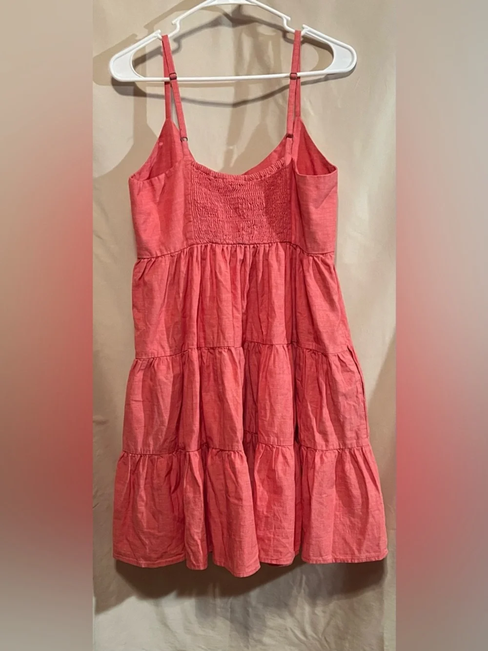 Wrangler Retro Tiered Sleeveless Red Sundress Size M - Picture 8 of 10
